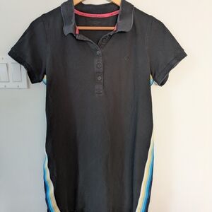 Calvin Klein Black Polo with Pink Trim